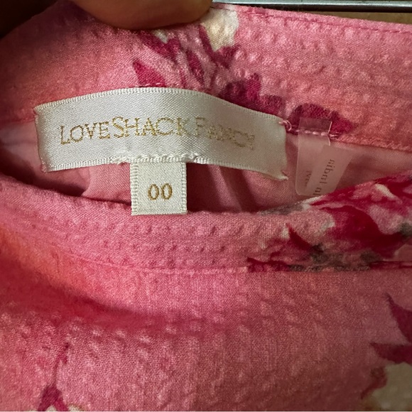 LOVESHACKFANCY  Lockwood Skirt in pink size 00 - Picture 9 of 9